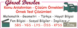 görsel dersler, videolar, konu anlatımları
