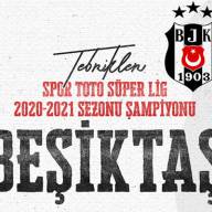 2020-2021 Süper Lig Şampiyonu Beşiktaş
